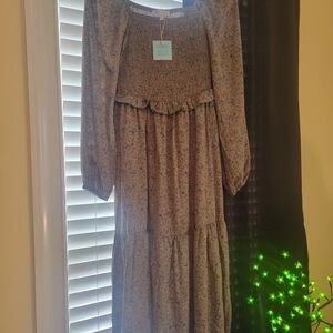 Hayden Sage Green Floral Maxi Dress